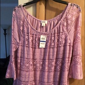Lavender Lace blouse!